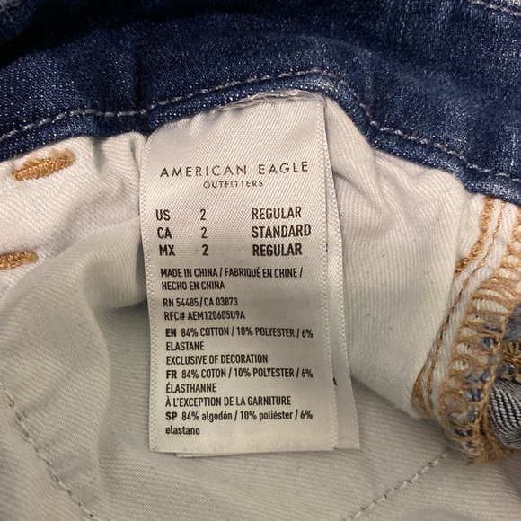 American eagle dream ripped curvy super high waisted jegging - Picture 3 of 4